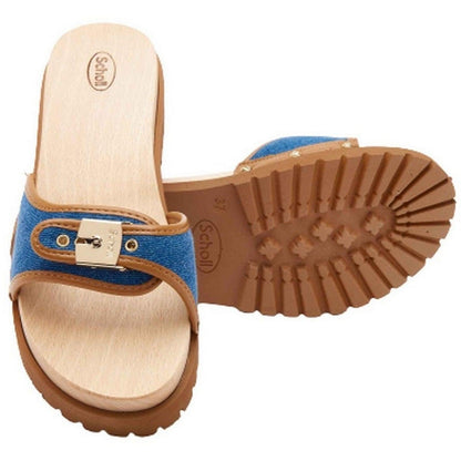 Sandali Donna Scholl - Pescura Carroarmato - Blu