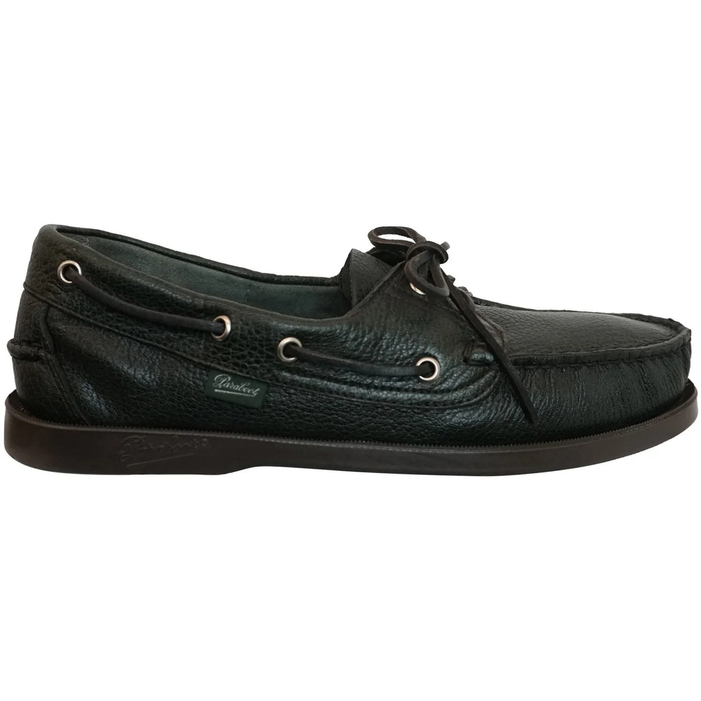 Męskie buty żeglarskie Paraboot - Barth/Marine Marron-Cerf Khaki - Zielony