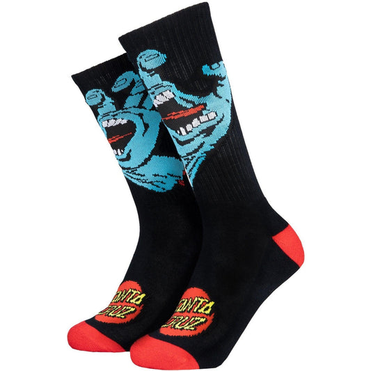 Calze Unisex Santa Cruz - Screaming Hand Sock - Nero