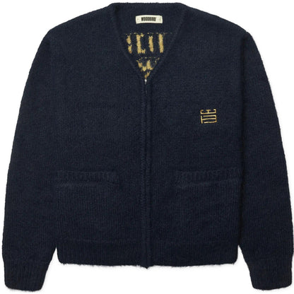 Cardigan Uomo Woodbird - WBKoon Zip Tiger Cardigan - Blu