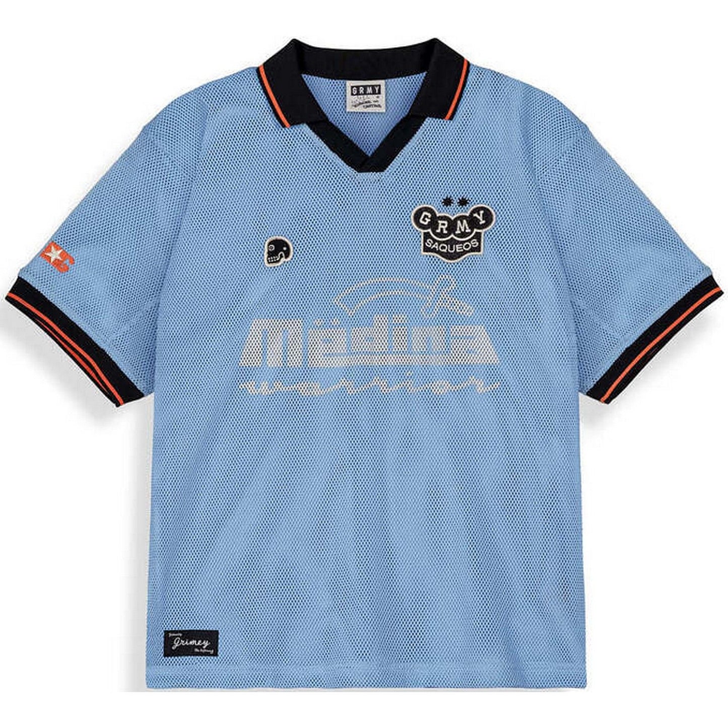 Maglie a manica lunga Uomo Grmy - Machetazos The Warrior Boxy Mesh Soccer Jersey - Blu