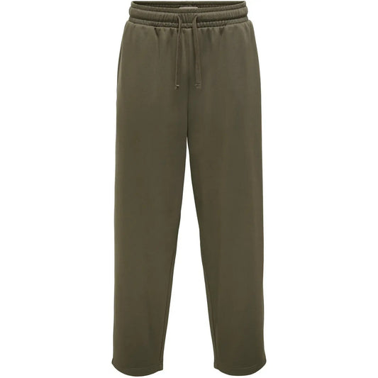Pantaloni Uomo Only & Sons - Onsceres Wide Pant Noos - Grigio