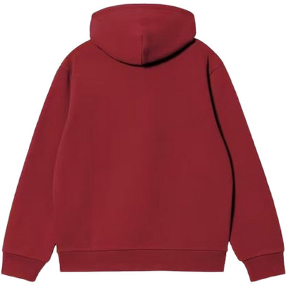 Felpe con cappuccio Uomo Carhartt Wip - Hooded Carhartt Sweat - Rosso