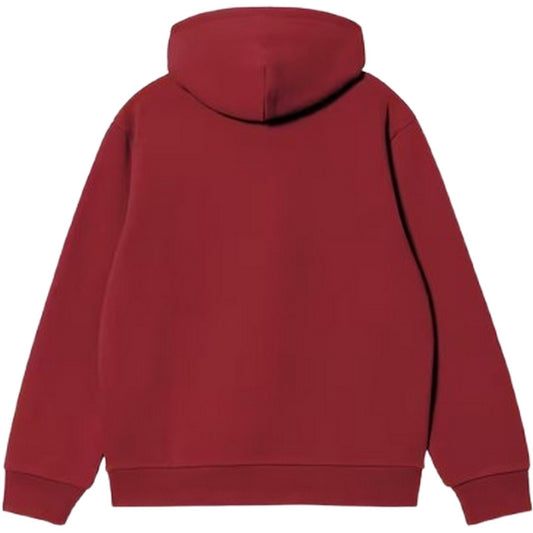 Felpe con cappuccio Uomo Carhartt Wip - Hooded Carhartt Sweat - Rosso