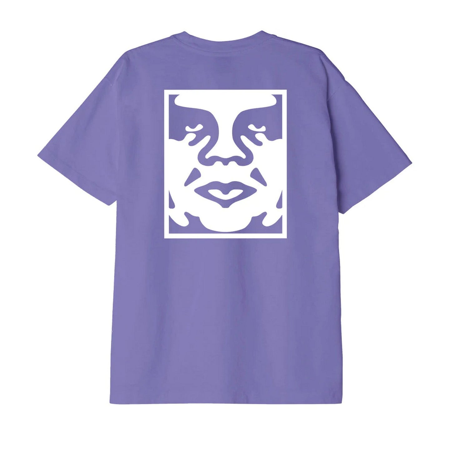 T-shirt Unisex Obey - Obey Bold Icon Heavyweight Tee - Viola