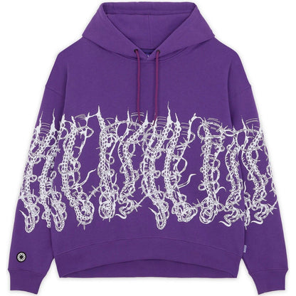 Felpe con cappuccio Uomo Octopus - Octopus By Giorgio Di Salvo – Barbed Wire Hoodie - Viola