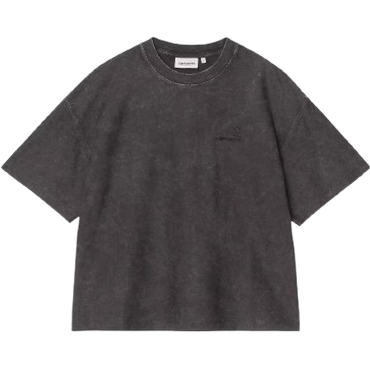T-shirt Donna Carhartt Wip - W' S/S Lambert T-Shirt - Nero