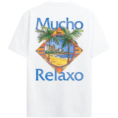 T-shirt Uomo ON VACATION - Mucho Relaxo T-Shirt - Bianco