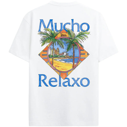 T-shirt Uomo ON VACATION - Mucho Relaxo T-Shirt - Bianco