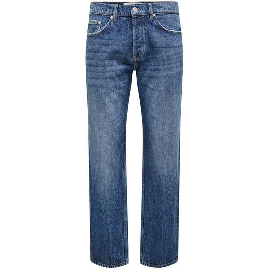 Jeans Uomo Only & Sons - Onsedge Straight Db 9392 Tai Dnm - Blu