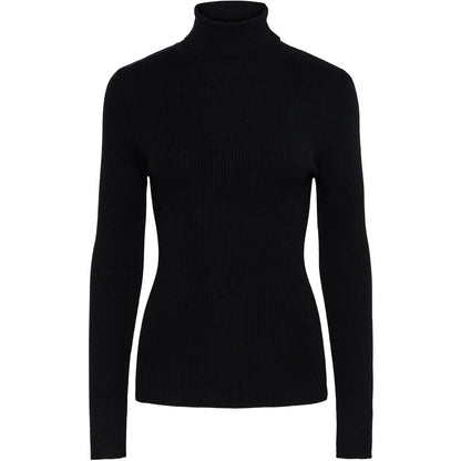 Maglie Donna Pieces - Pcmira Ls Rollneck Knit Noos Bc - Nero