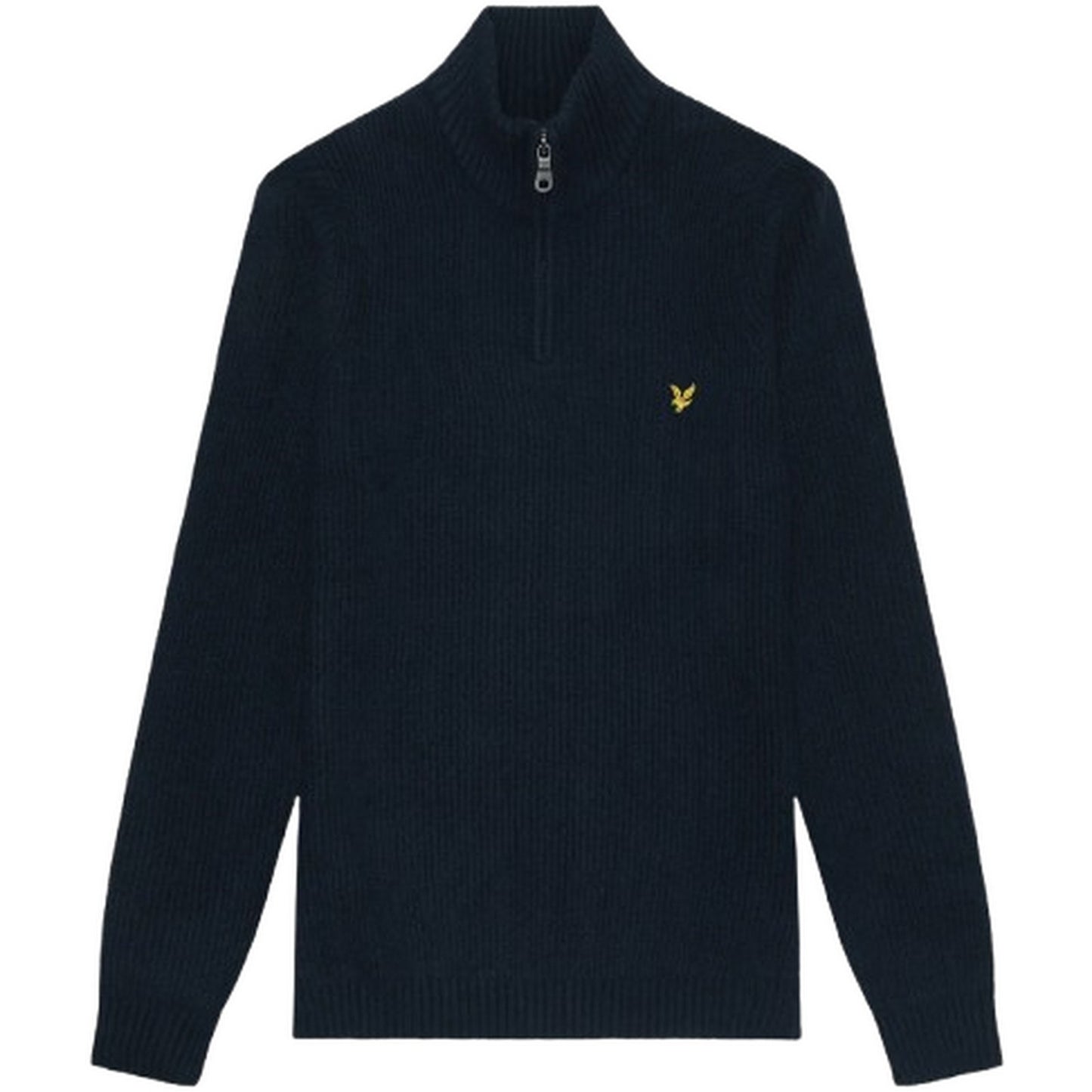 Maglie a manica lunga Uomo Lyle & Scott - Shaker Stitch Quarter Zip - Blu