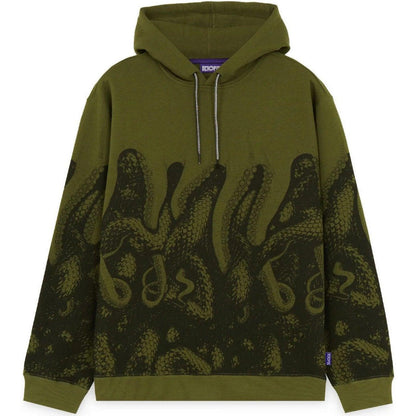 Felpe con cappuccio Uomo Octopus - Octopus Snakes Hoodie - Verde