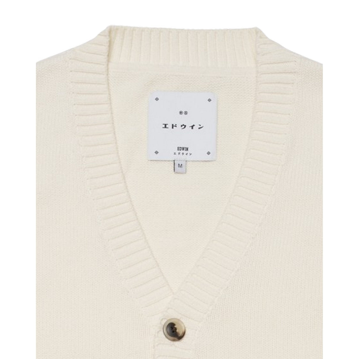 Cardigan Uomo Edwin - Hibiki Cardigan - Bianco