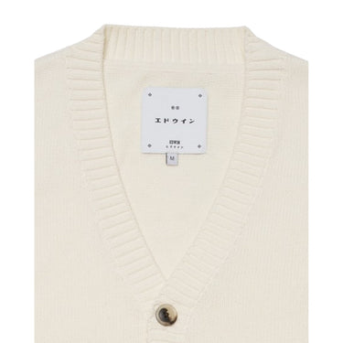 Cardigan Uomo Edwin - Hibiki Cardigan - Bianco