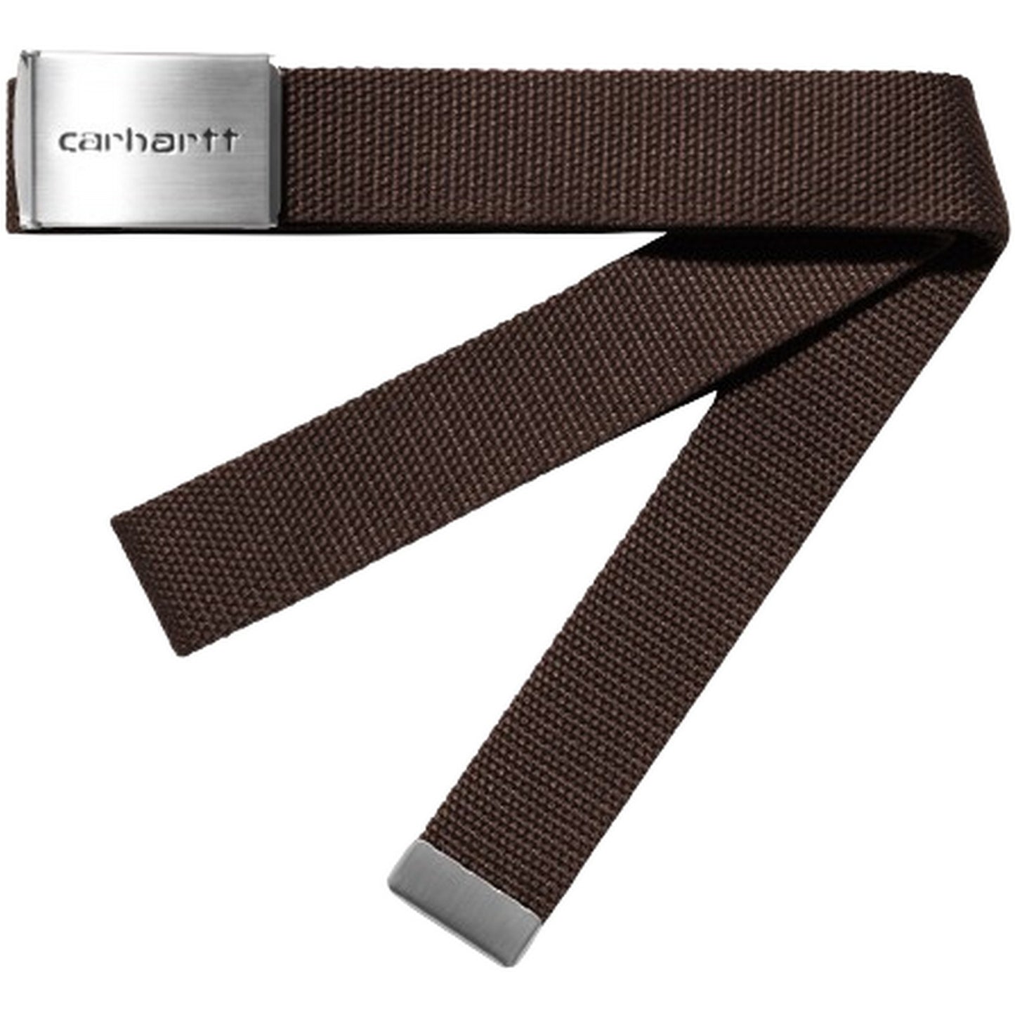 Cinture Unisex Carhartt Wip - Clip Belt Chrome - Marrone