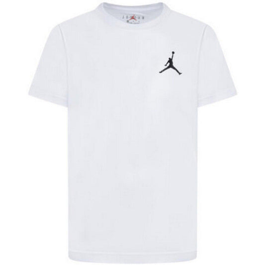 T-shirt Ragazzi Unisex Jordan - Jdb Lbr Jumpman Dri-Fit S/S Te - Bianco