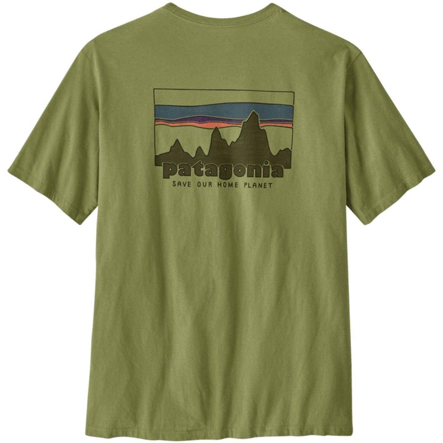 T-shirt Uomo Patagonia - M's '73 Skyline Organic T-Shirt - Verde