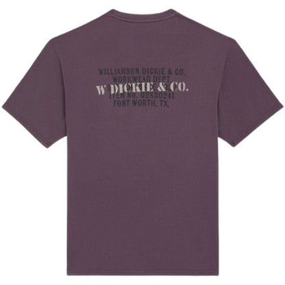 T-shirt Uomo Dickies - Dickies Stamp Tee Ss - Viola