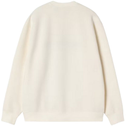 Felpe senza cappuccio Donna Carhartt Wip - W' Carhartt Sweat - Bianco