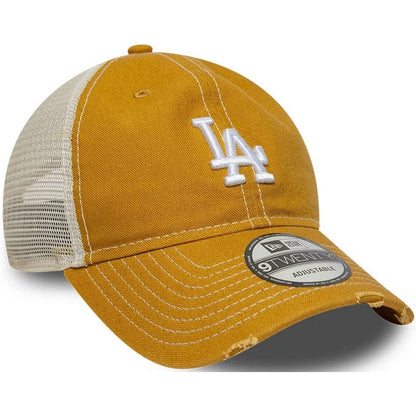 Cappellini da baseball Unisex New Era - Cotton Canv 9Twenty Trucker - Giallo