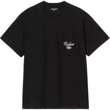 T-shirt Uomo Carhartt Wip - S/S Longhand Pocket T-Shirt - Nero