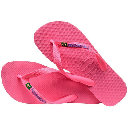 Infradito Donna Havaianas - Brasil Logo - Rosa