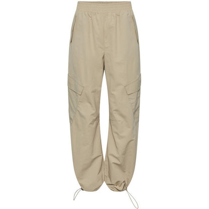 Pantaloni Donna Pieces - Pcjill Cargo Joggers - Beige