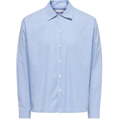 Camicie casual Uomo Only & Sons - Onsopaline Relax Ls Shirt Frml - Bianco