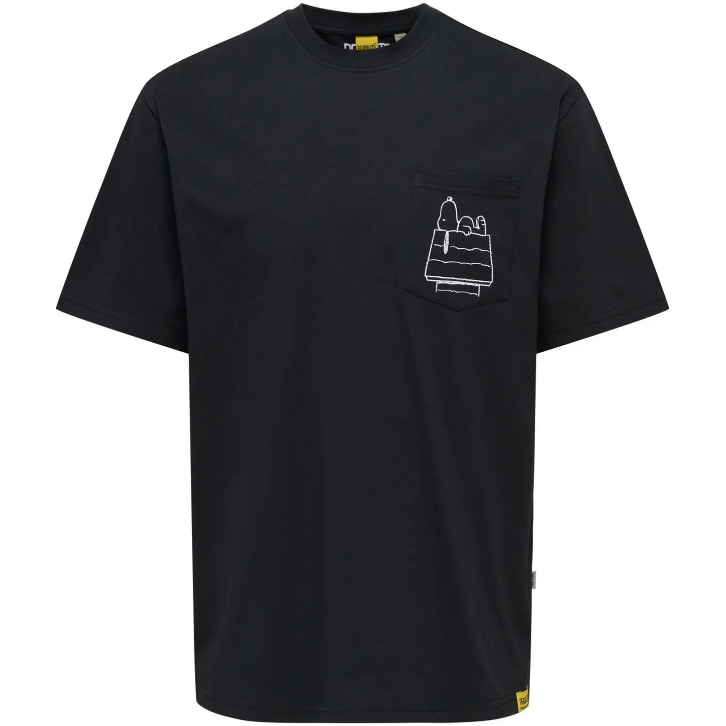 T-shirt Uomo Only & Sons - Onspeanuts Rlx Ss Pct Lic Tee - Nero