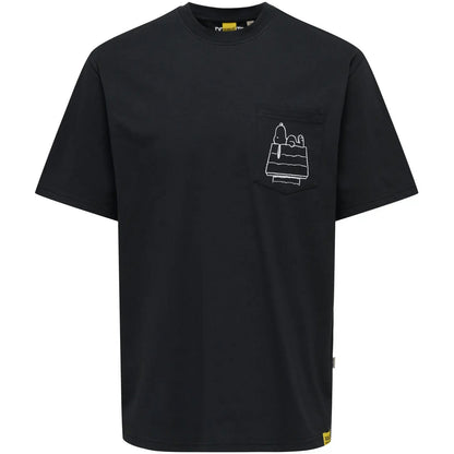 T-shirt Uomo Only & Sons - Onspeanuts Rlx Ss Pct Lic Tee - Nero