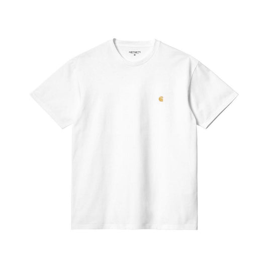 T-shirt Uomo Carhartt Wip - S/S Chase T-Shirt - Bianco