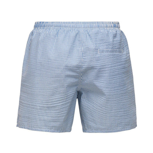 Pantaloncini e calzoncini Uomo Only & Sons - Onsted Swim Seersucker Gw 1841 - Celeste