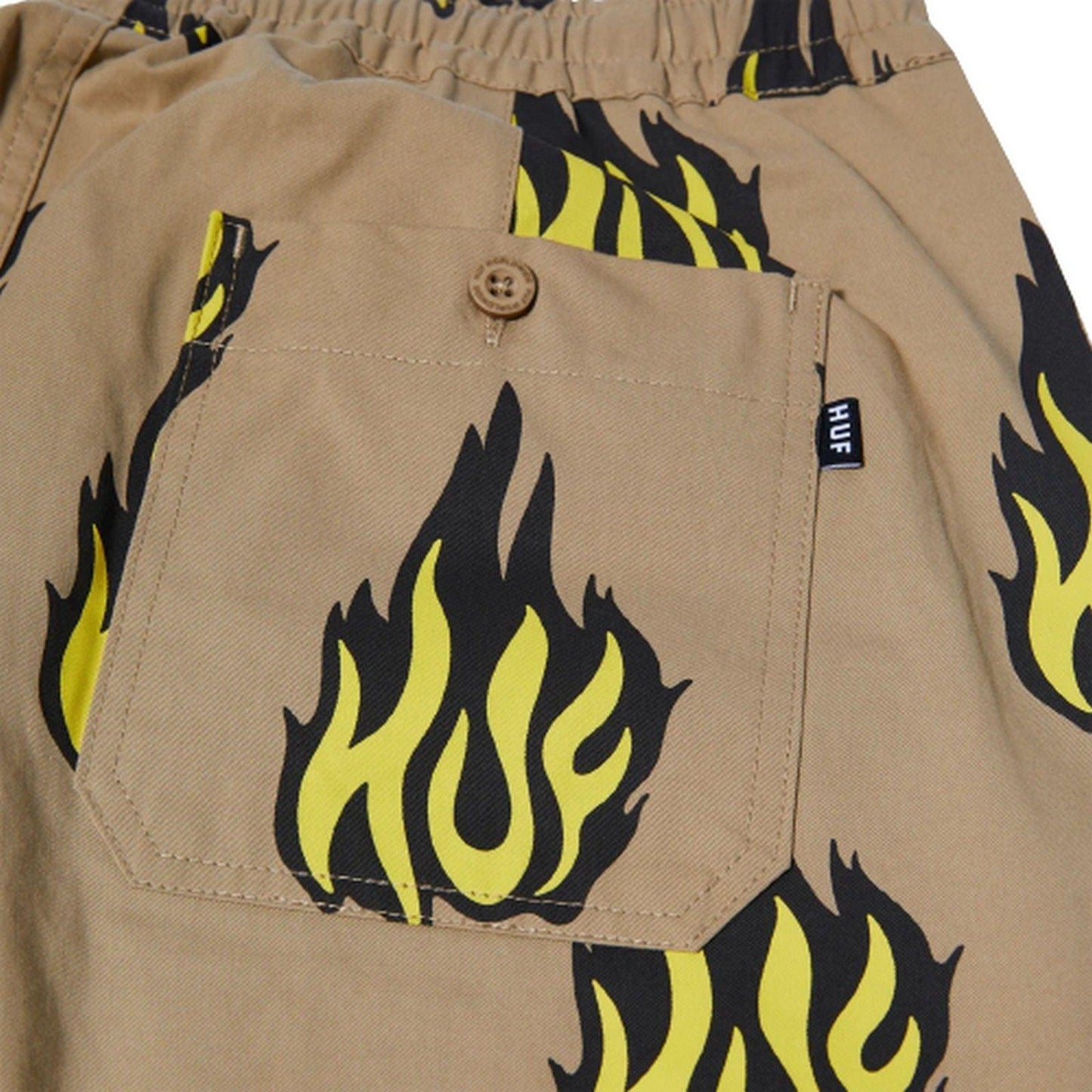 Pantaloni Uomo Huf - Flamin Easy Pant - Beige