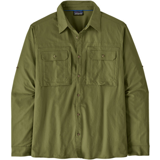 Camicie casual Uomo Patagonia - M's L/S Self Guided Sun Shirt - Verde