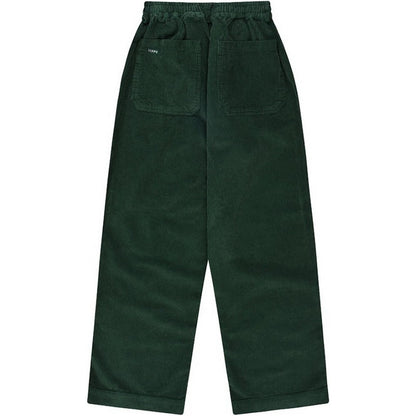Pantaloni Uomo KAPPY DESIGN - One Tuck Fatigue Corduroy Pants - Verde