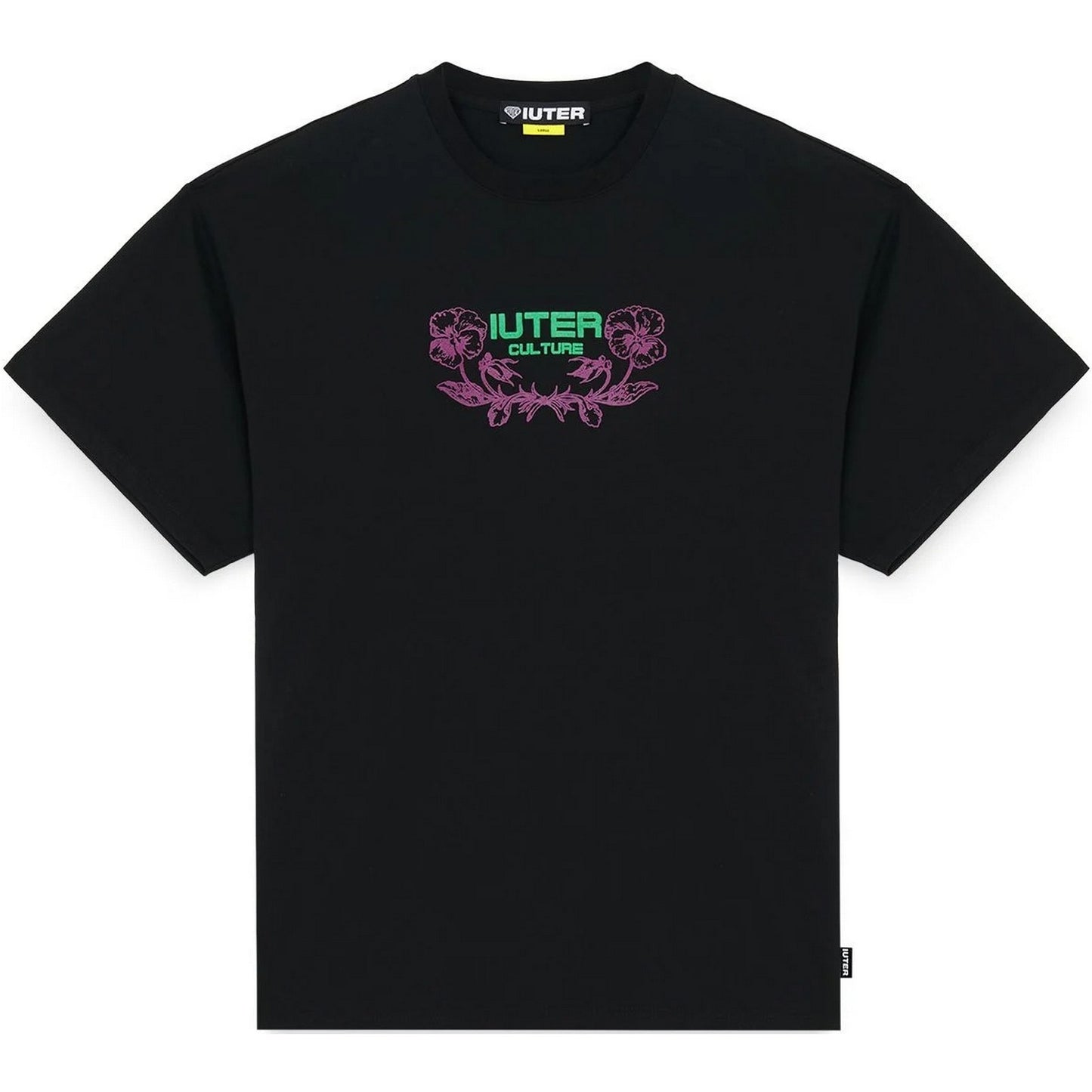T-shirt Uomo Iuter - Culture Tee - Nero