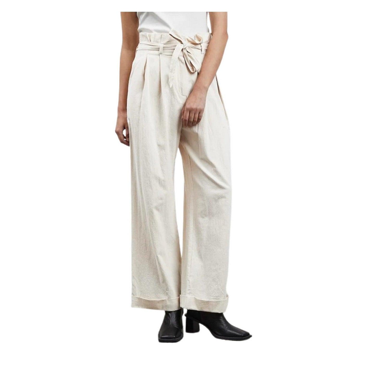 Pantaloni Donna Ichi - Ihyahya Pa Fl - Beige