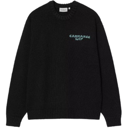Felpe senza cappuccio Uomo Carhartt Wip - Helix Sweater - Nero