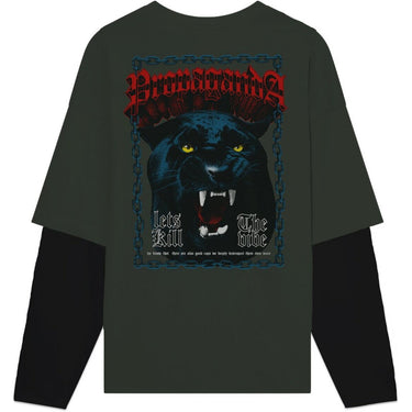 Maglie a manica lunga Uomo Propaganda - Tee Longsleeve M/L Let's Kill - Verde