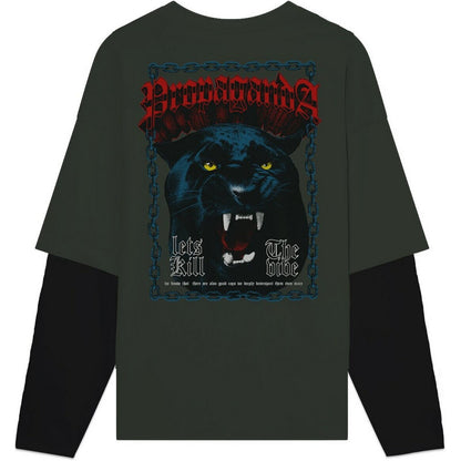 Maglie a manica lunga Uomo Propaganda - Tee Longsleeve M/L Let's Kill - Verde