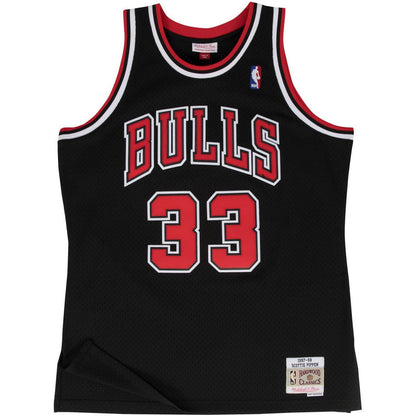 Canotte Uomo Mitchell & Ness - Chicago Bulls - Scottie Pippen Swingman Jersey - Nero