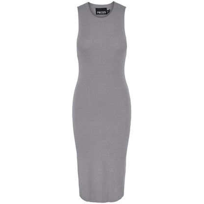 Vestiti casual Donna Pieces - Dress Fem Knit - Grigio