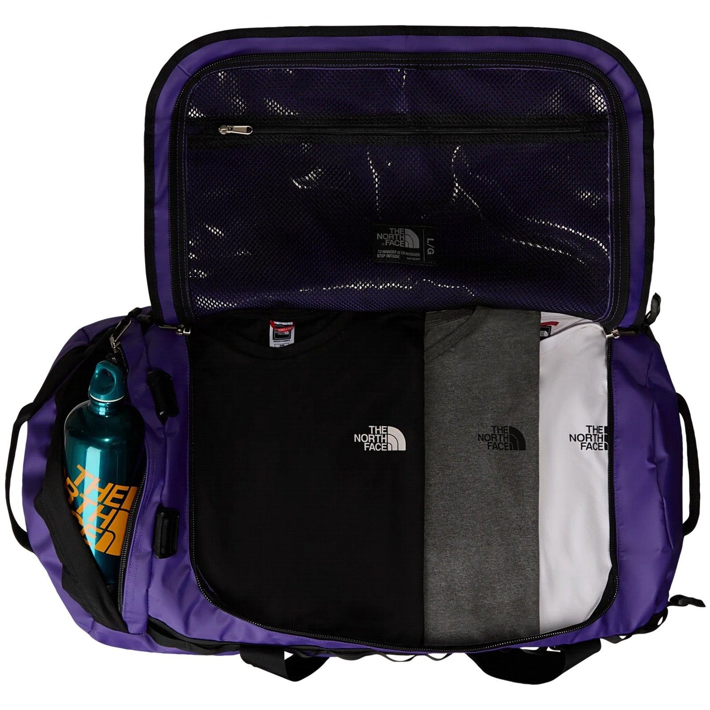 Borse a spalla Unisex The North Face - Base Camp Duffel - L - Viola