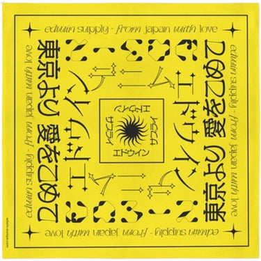 Foulards unisexes Edwin - Edwin Bandana - Jaune