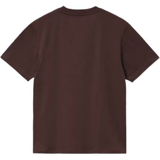 T-shirt Donna Carhartt Wip - W' S/S Chase T-Shirt - Marrone