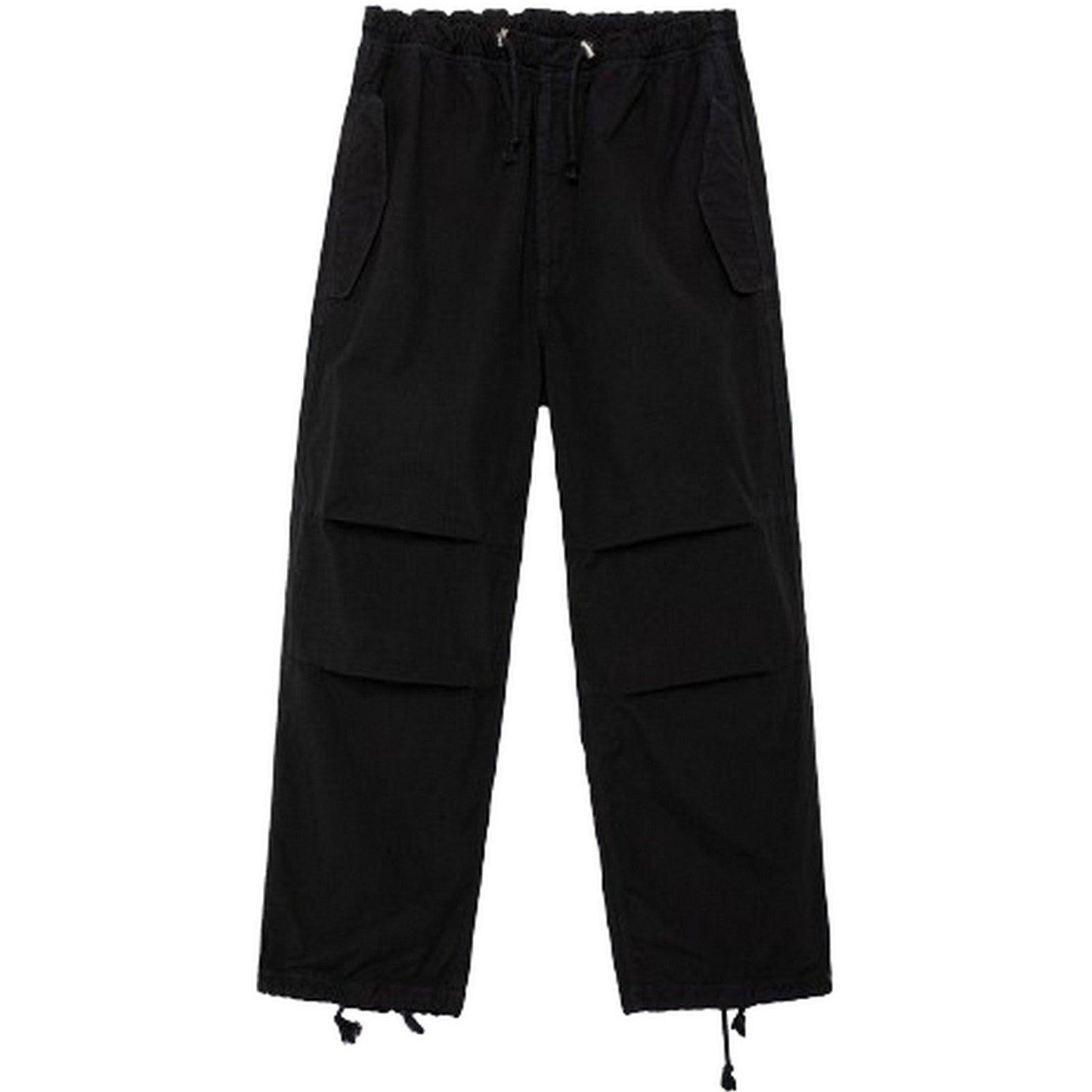 Pantaloni Uomo Amish - Parachute - Nero