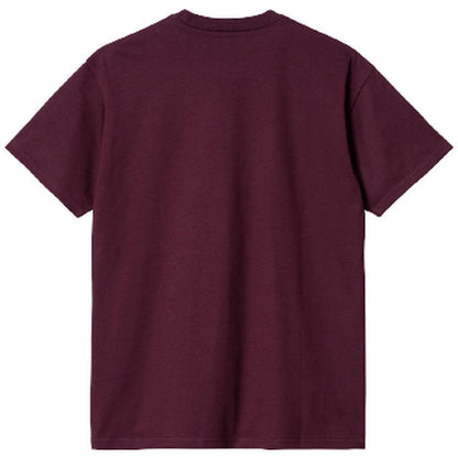 T-shirt Uomo Carhartt Wip - S/S Chase T-Shirt - Bordeaux