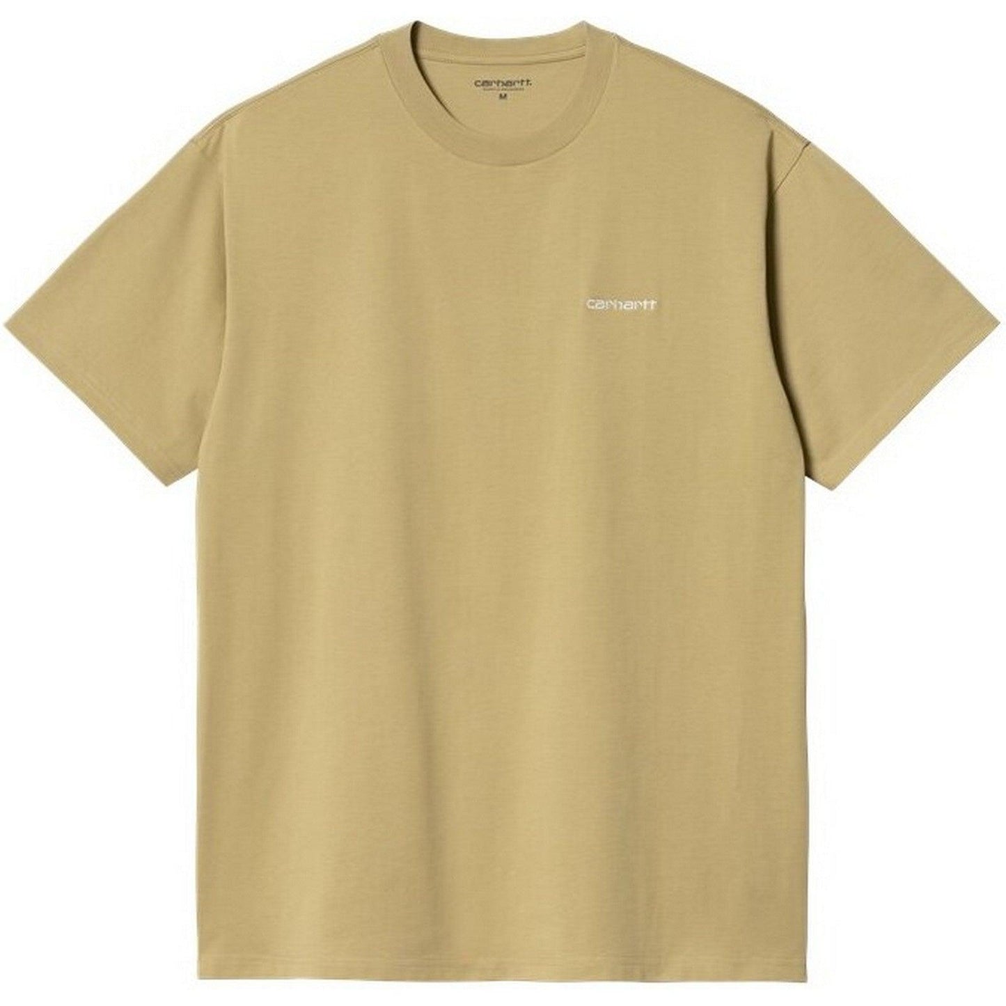 T-shirt Uomo Carhartt Wip - S/S Script Embroidery T-Shirt - Beige