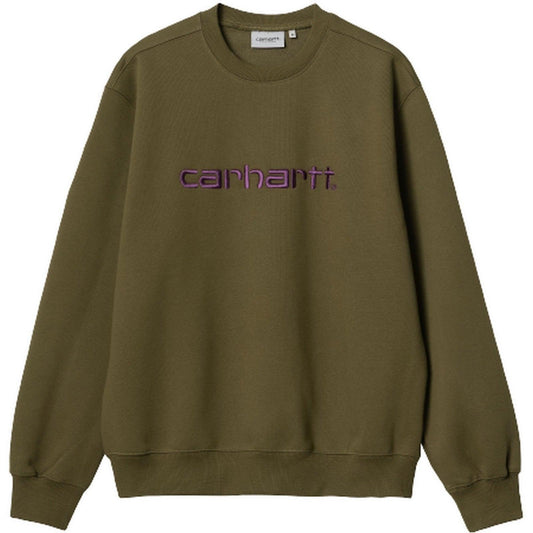 Felpe senza cappuccio Uomo Carhartt Wip - Carhartt Sweat - Verde